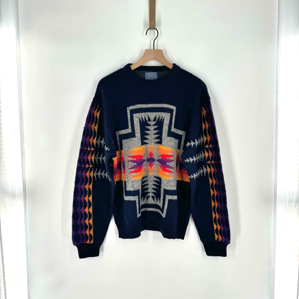 Pendleton Multicolor Geometric Sweater